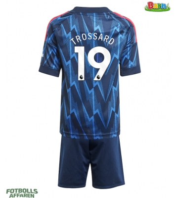 Arsenal Leandro Trossard #19 Bortaställ Barn 2025-26 Kortärmad (+ Korta byxor)
